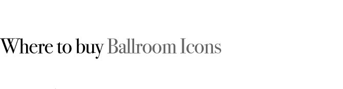 Where to buy Ballroom Icons